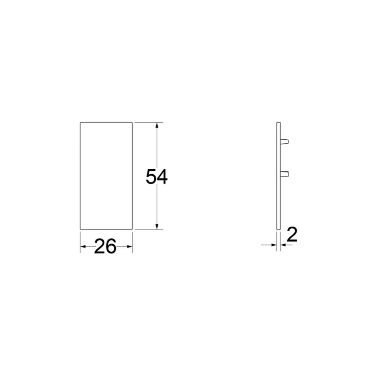 Endkappe High - 48V Stromschiene