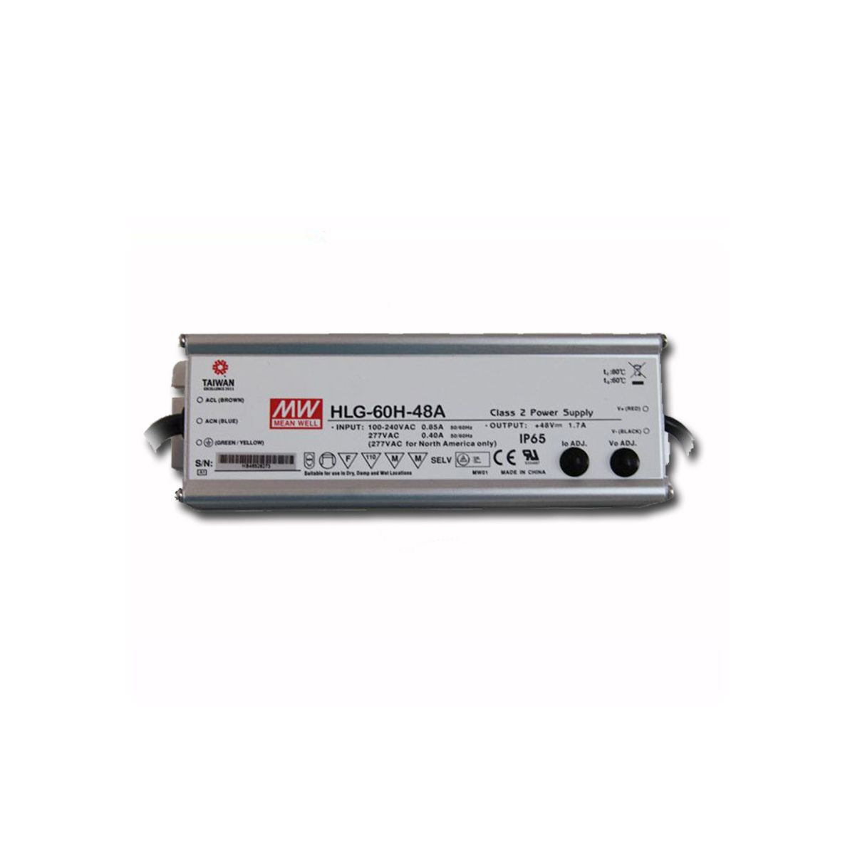 Mean Well 48V HLG-60H-48A - 48V Stromschiene
