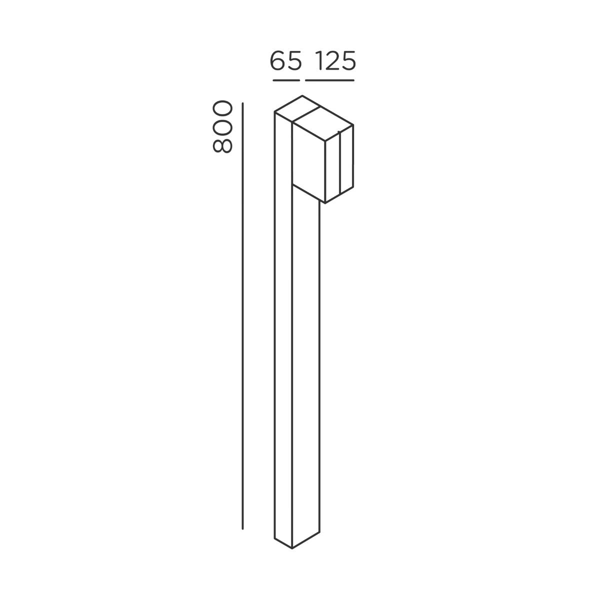 Cut Poller - Gartenleuchte