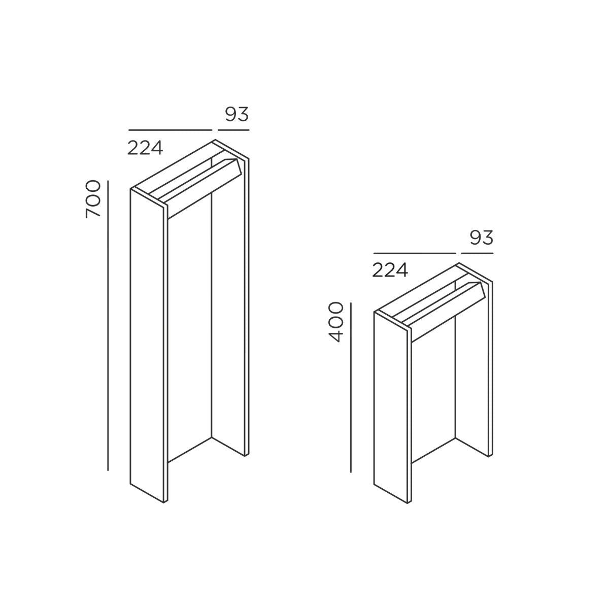 Slat Poller - Gartenleuchte