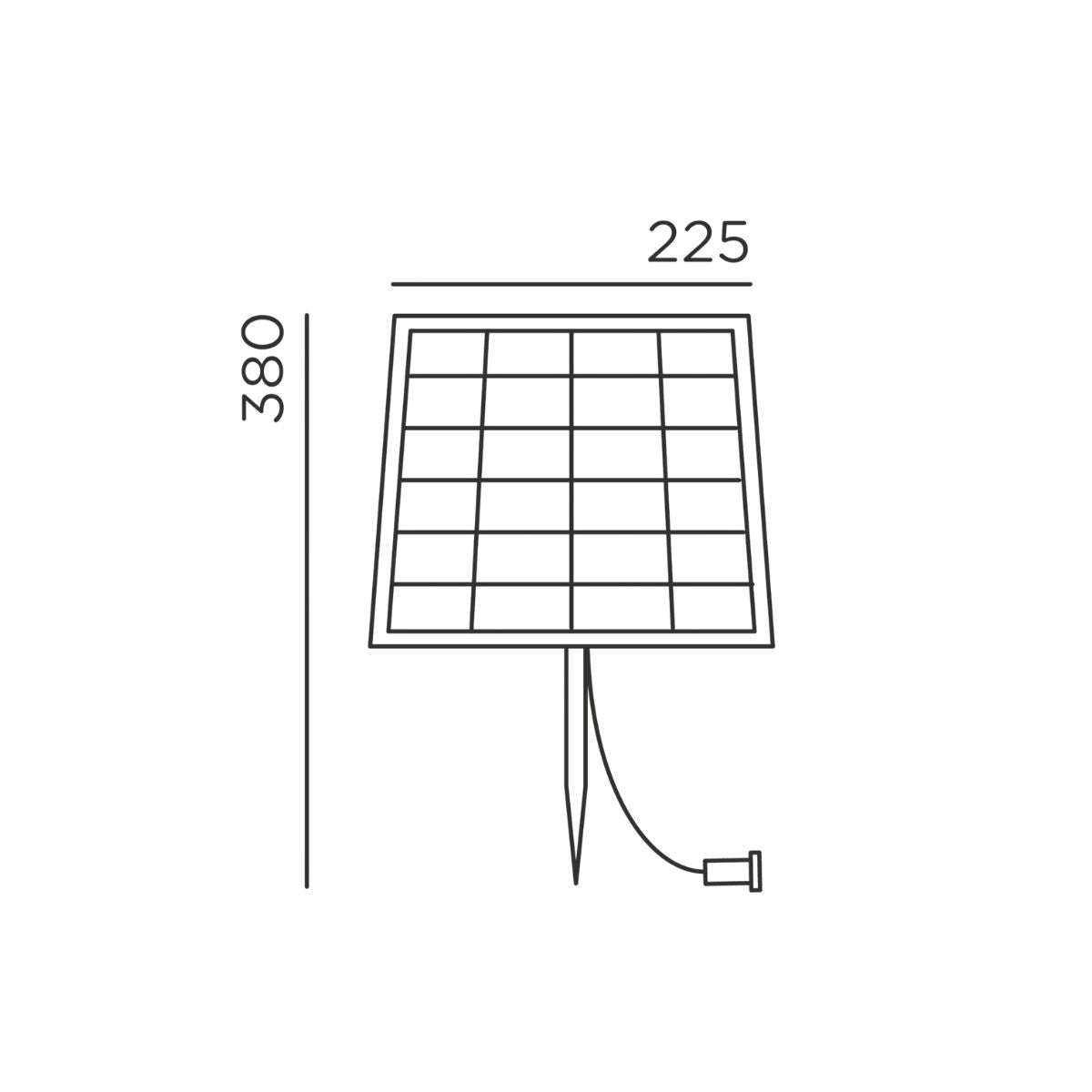 Solar Panel - IP44 Zubehör