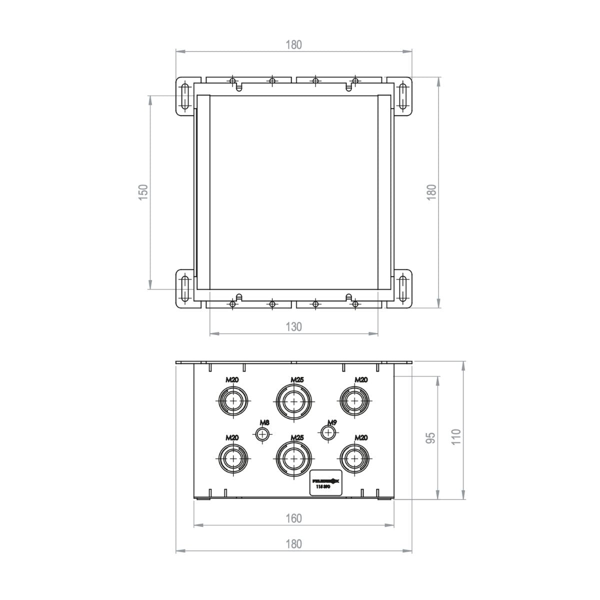 Fermacell Feuerbox klein - Einbaugehäuse
