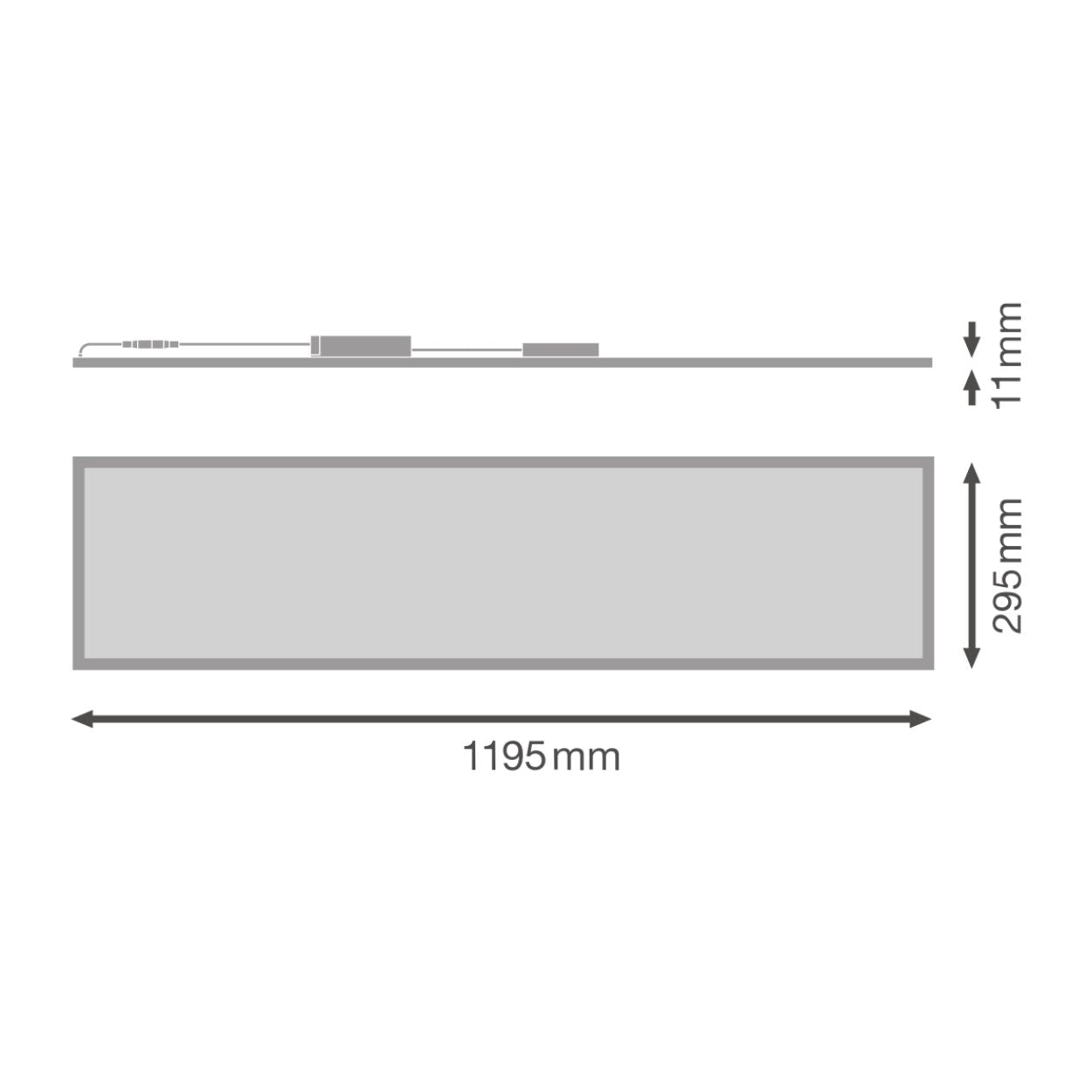 Panel Comfort 1200 U19 PS - Einbauleuchten