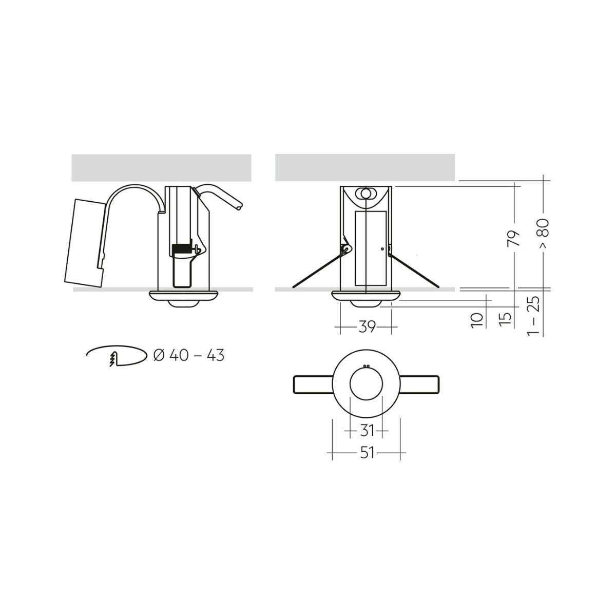 Notlicht EM R2A ST NM 132 2W - Notbeleuchtung