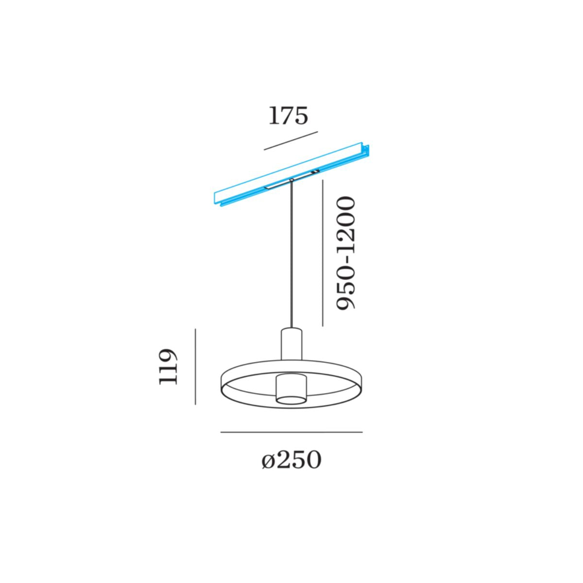ODREY on STREX 1.2 - 48V Pendelleuchte