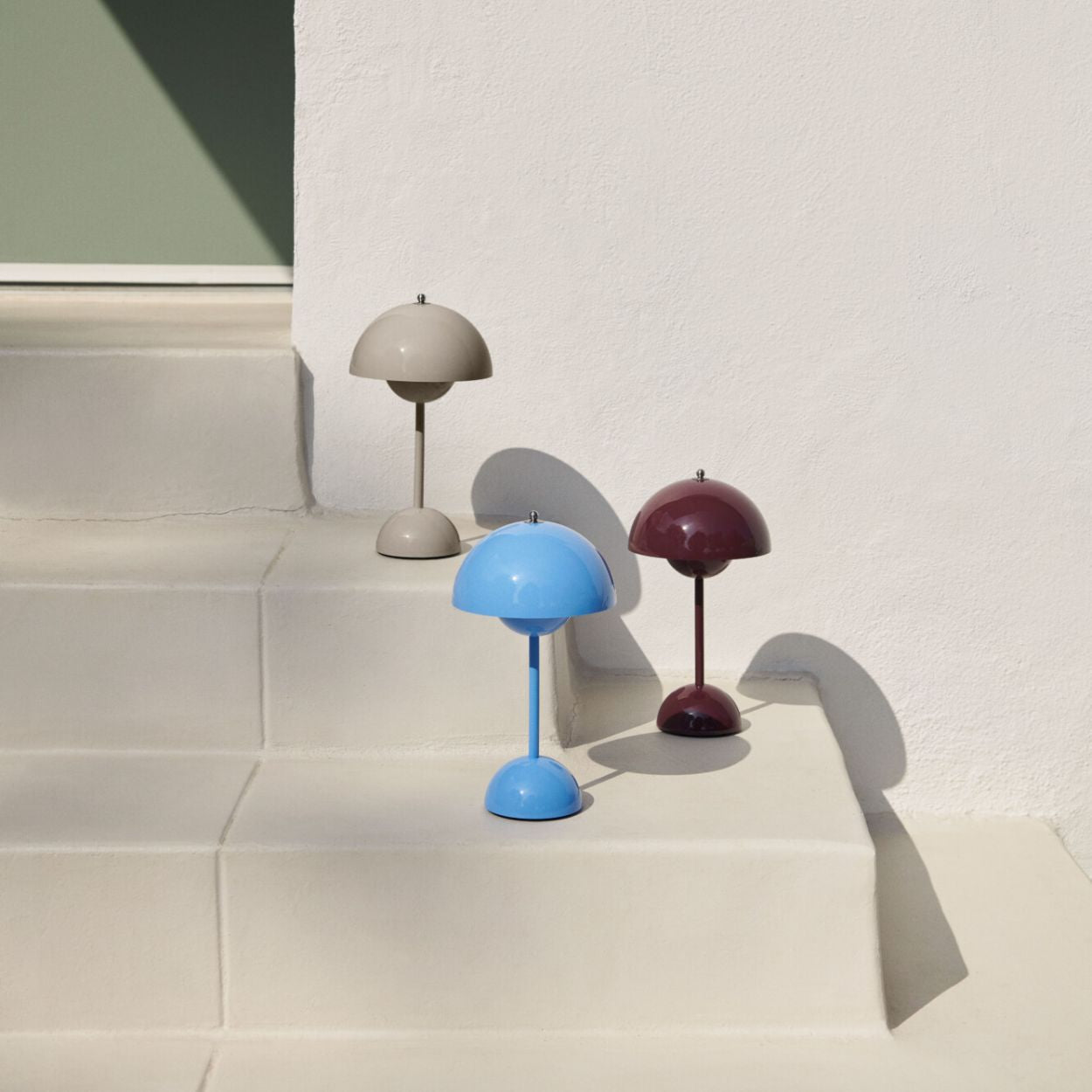 &Tradition Flowerpot VP9 Akkuleuchte von Verner Panton. 2700K