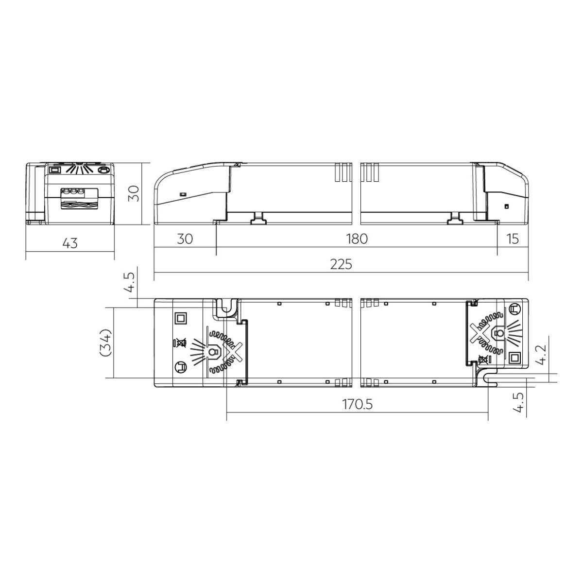 LC 60W 24V DALI / SwitchDim - LED-Treiber