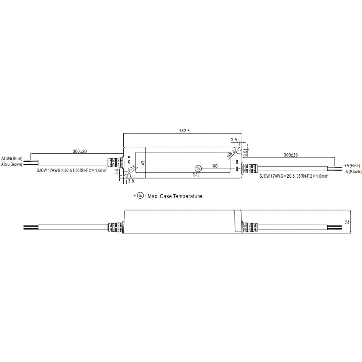 Mean Well 12V LPF-60-12 on/off - LED-Treiber