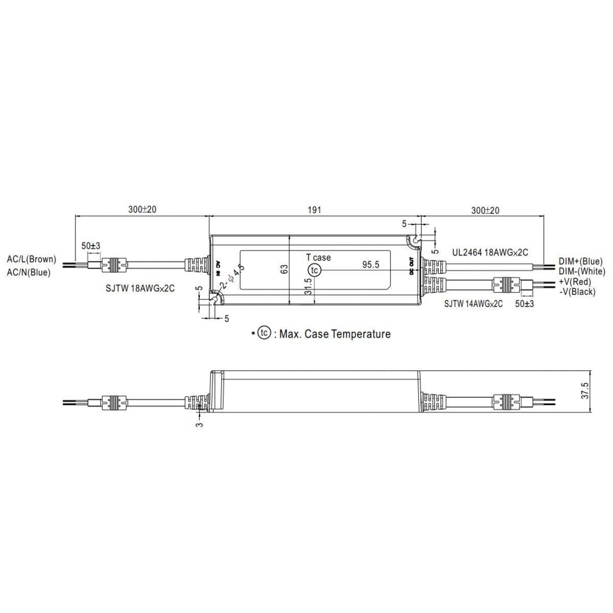 Mean Well 24V PWM-120-24DA DALI - LED-Treiber