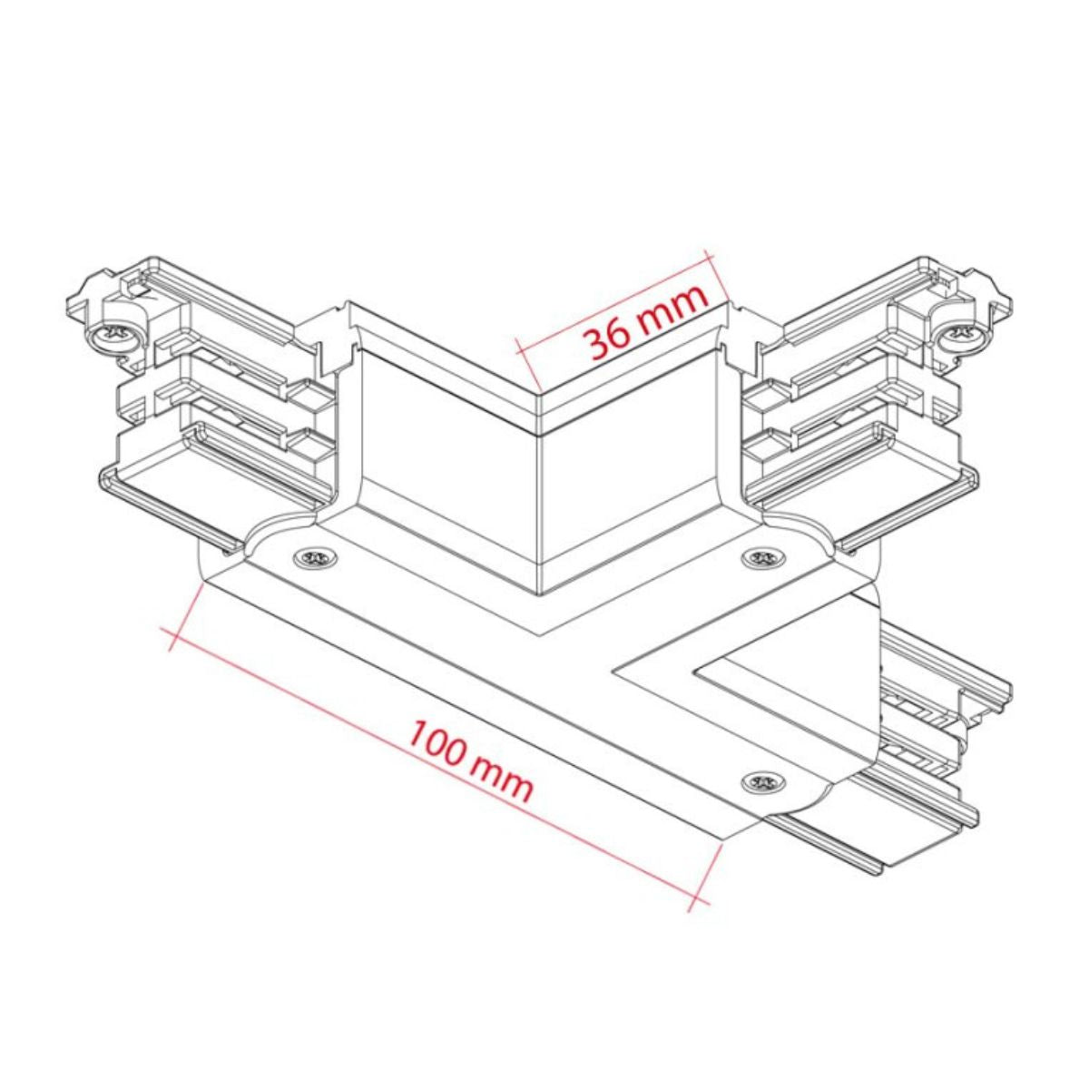 XTS 37 T-Verbinder - Stromschiene