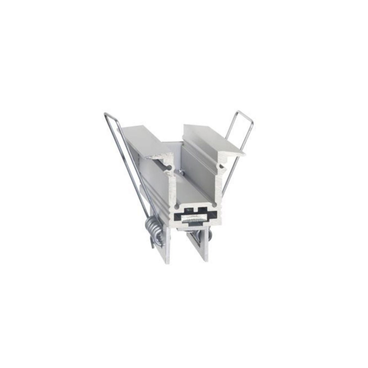 18.5x25mm Montagehalterung mit Spannfeder - LED-Profilzubehör