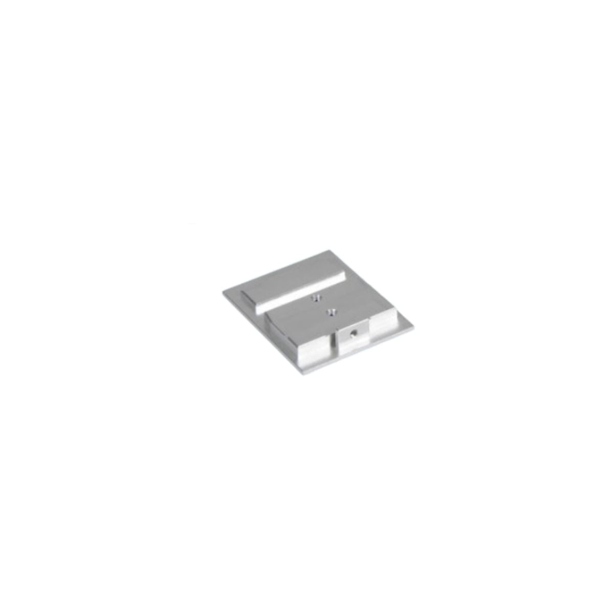 40x50mm flach Endkappe Alu - LED-Profilzubehör