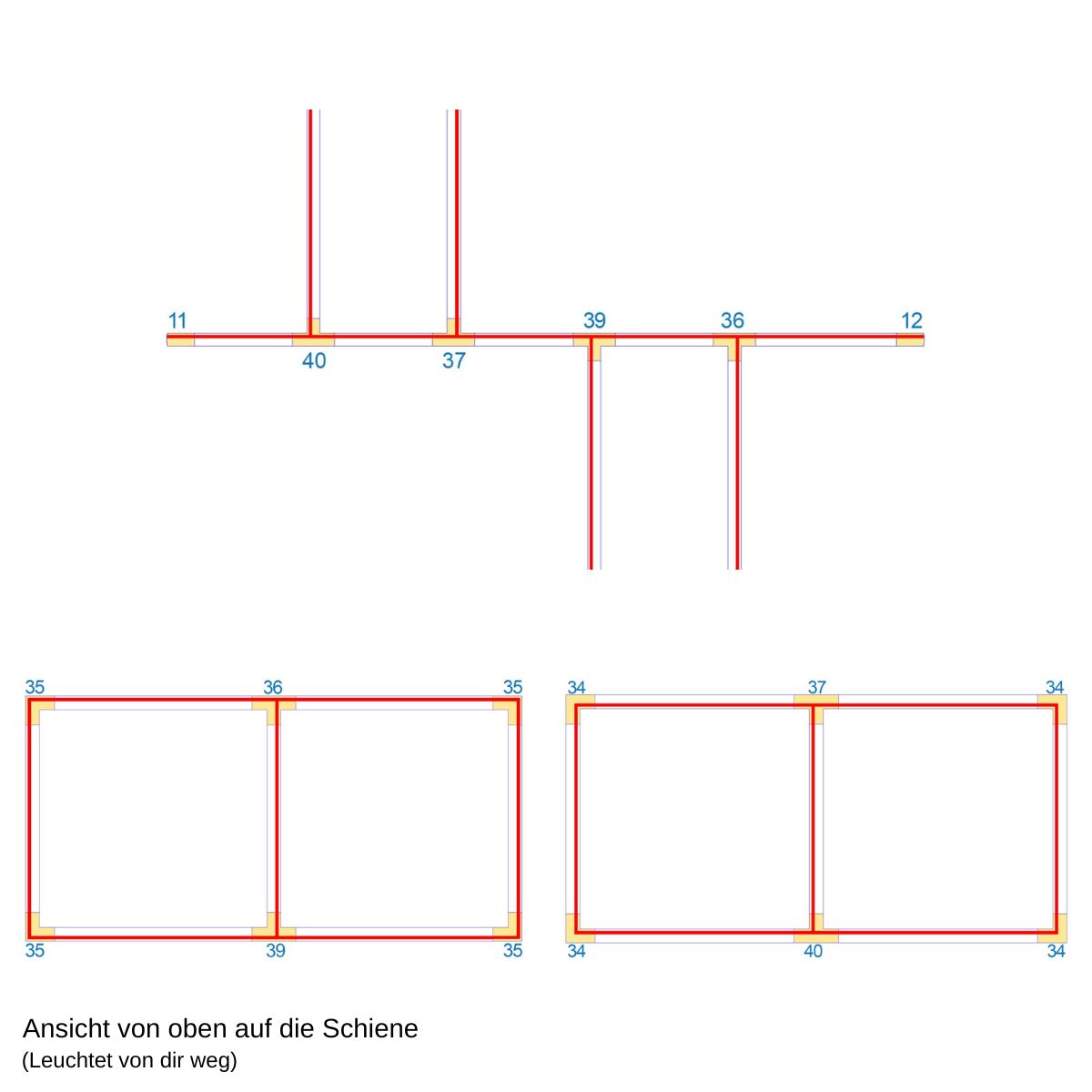 XTS 11 Einspeisung Links - Stromschiene