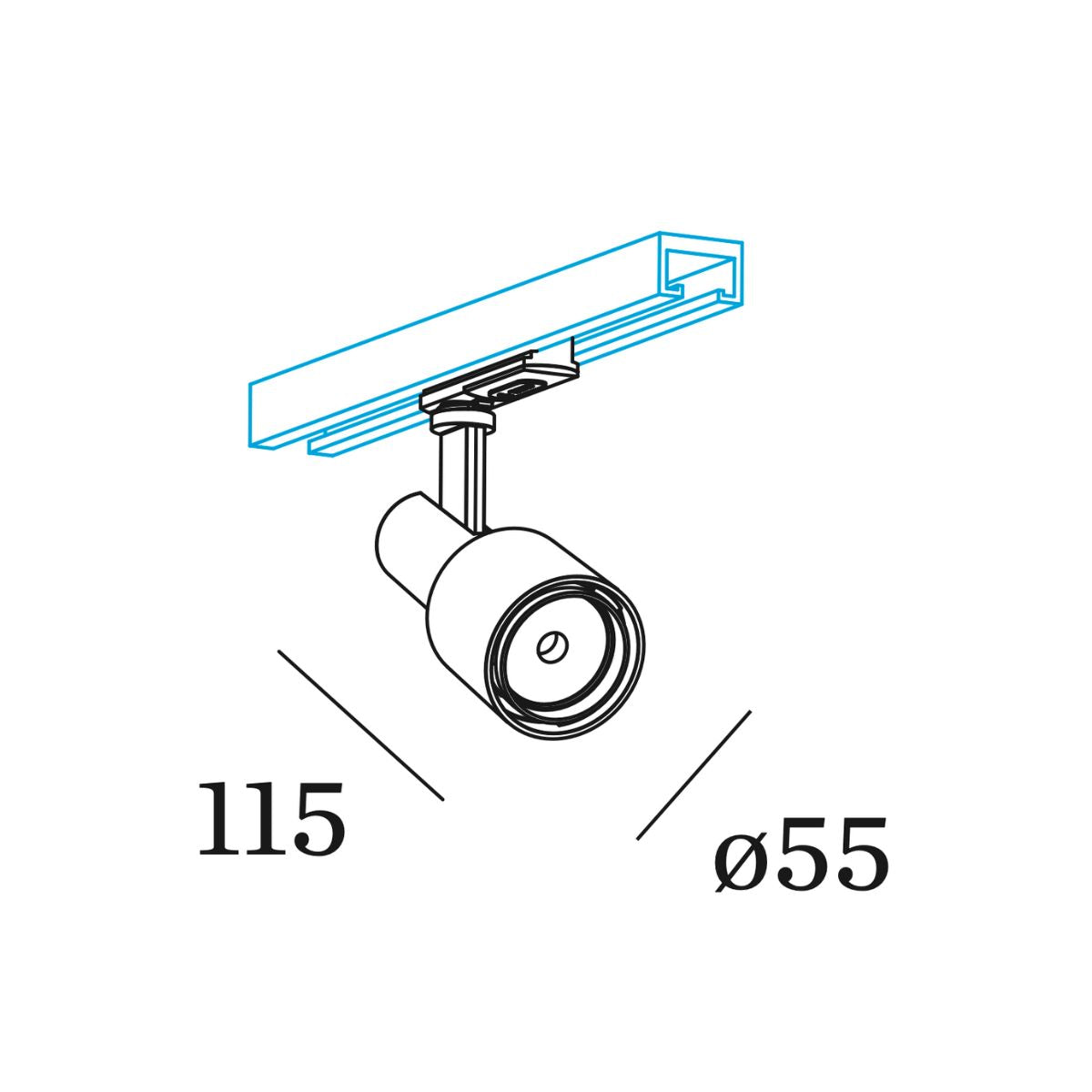 Sara on Track 1.0 PAR16 - Stromschiene