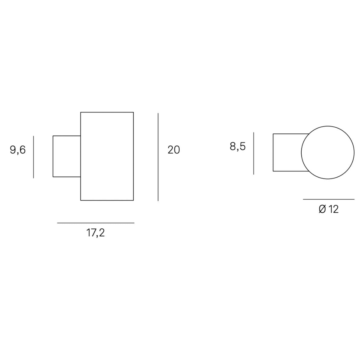 Bianca - Wandleuchte