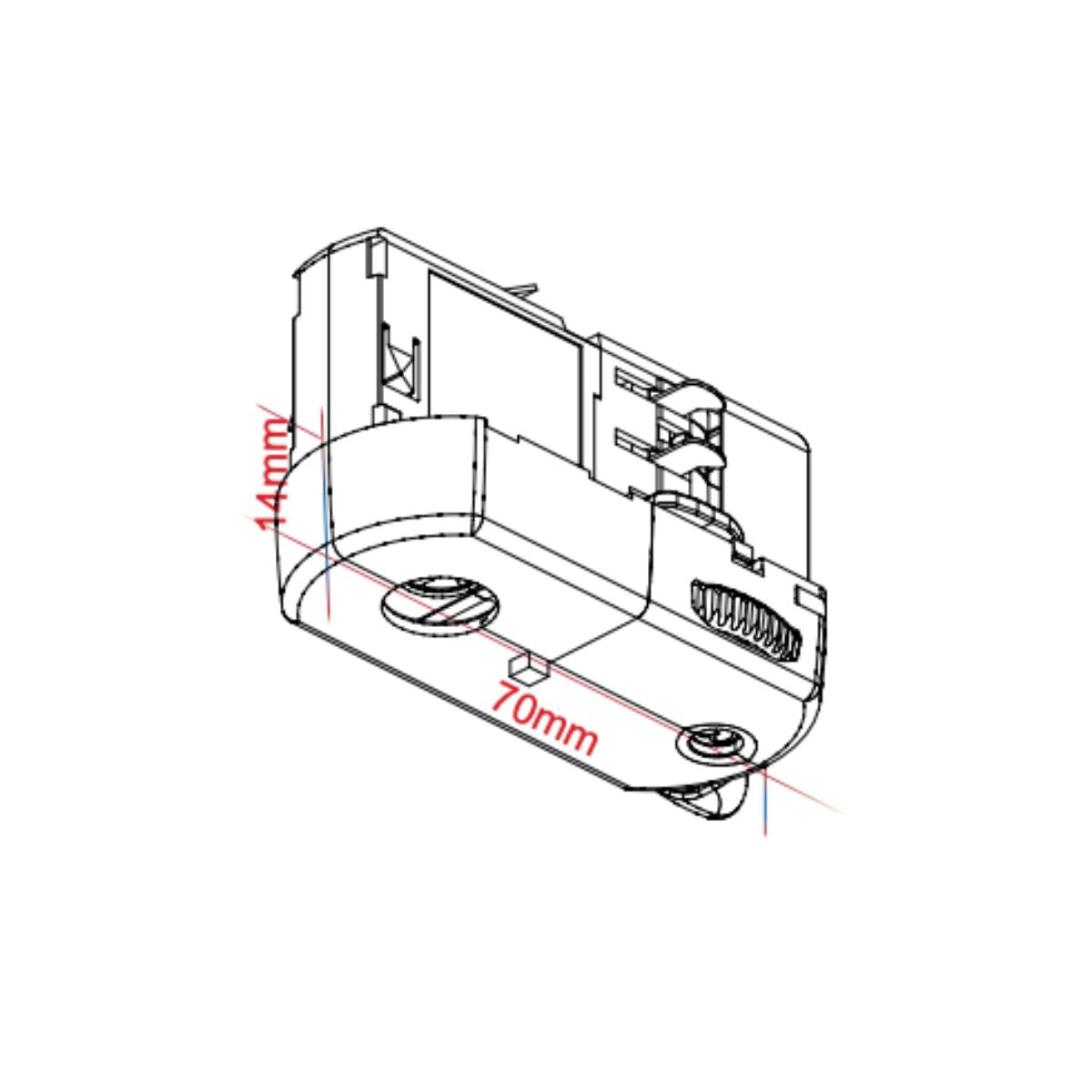 XTS Multiadapter-Set 6A - Stromschiene