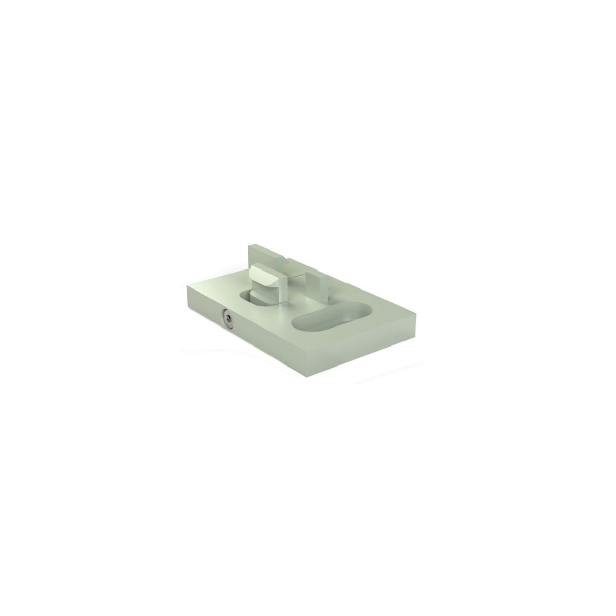 40x50mm Halteklammer vandalensicher Alu - LED-Profilzubehör