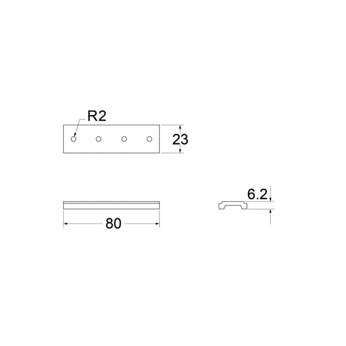 Stromschienenverbinder - 48V Stromschiene