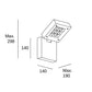 Modis Optics Simple 3000K 48° - Anbauleuchte