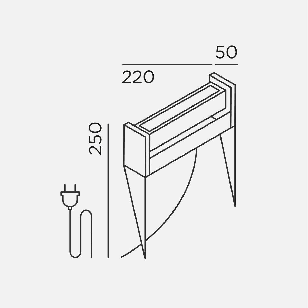 Slat Spike - Gartenleuchte