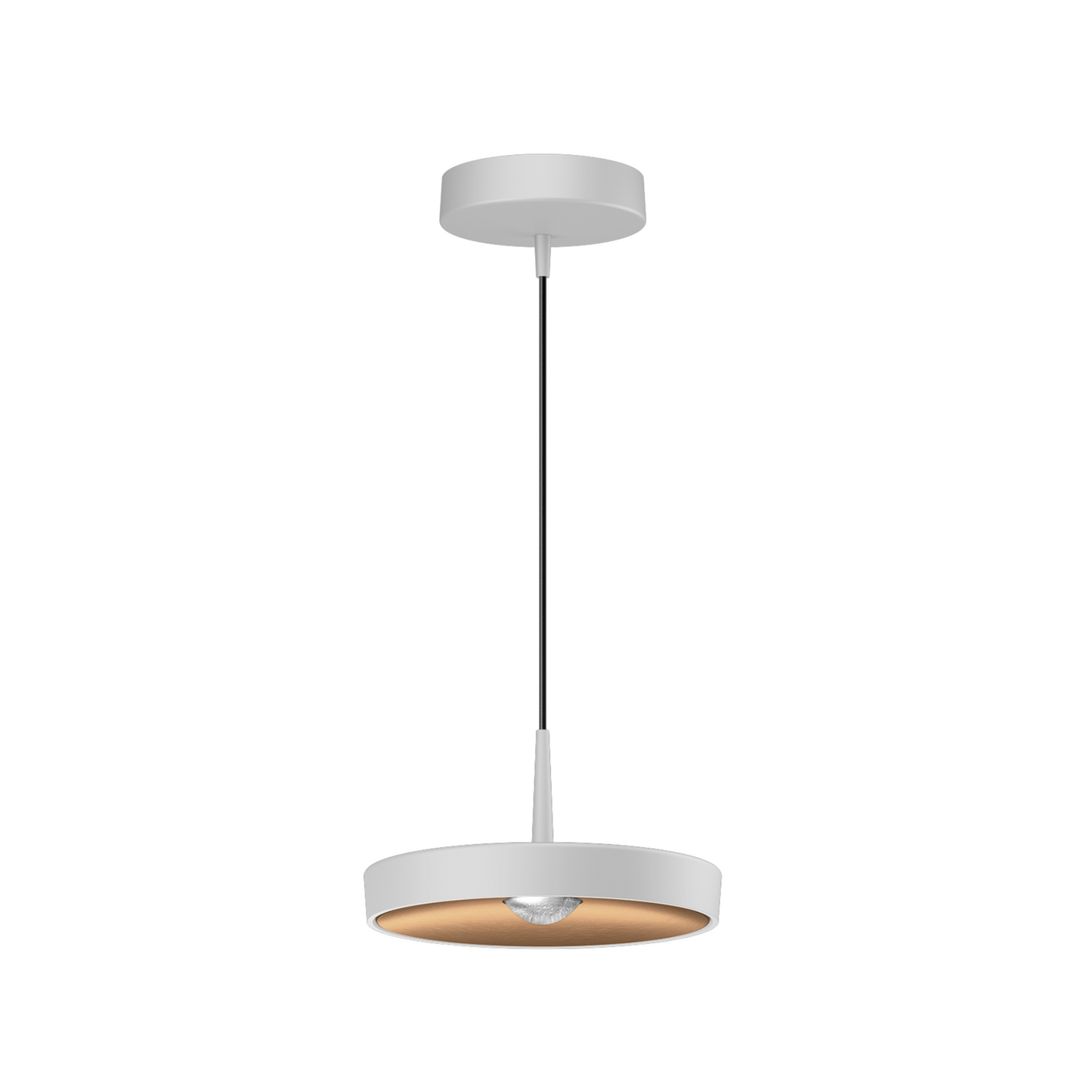 KIVO Ø270mm mit Baldachin, DALI/TouchDIM - Pendelleuchte