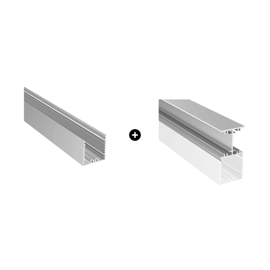 Leuchtenprofil Up/Down - LED-Profil