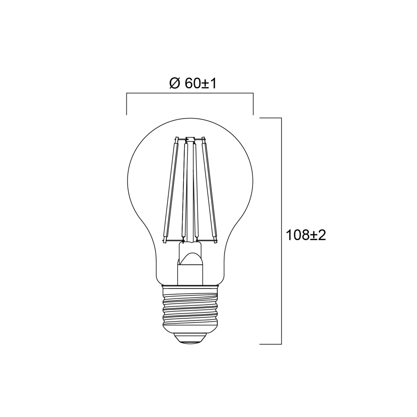 E27 LED 9W ToLEDo DIM - Leuchtmittel