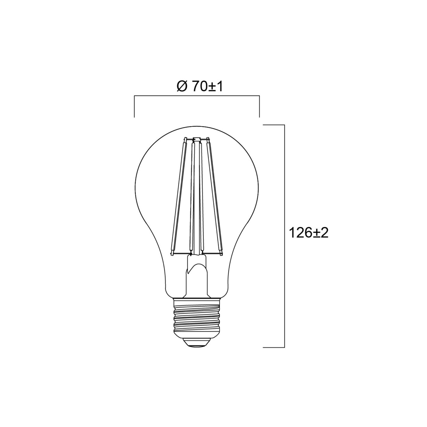 E27 LED 11W ToLEDo DIM - Leuchtmittel