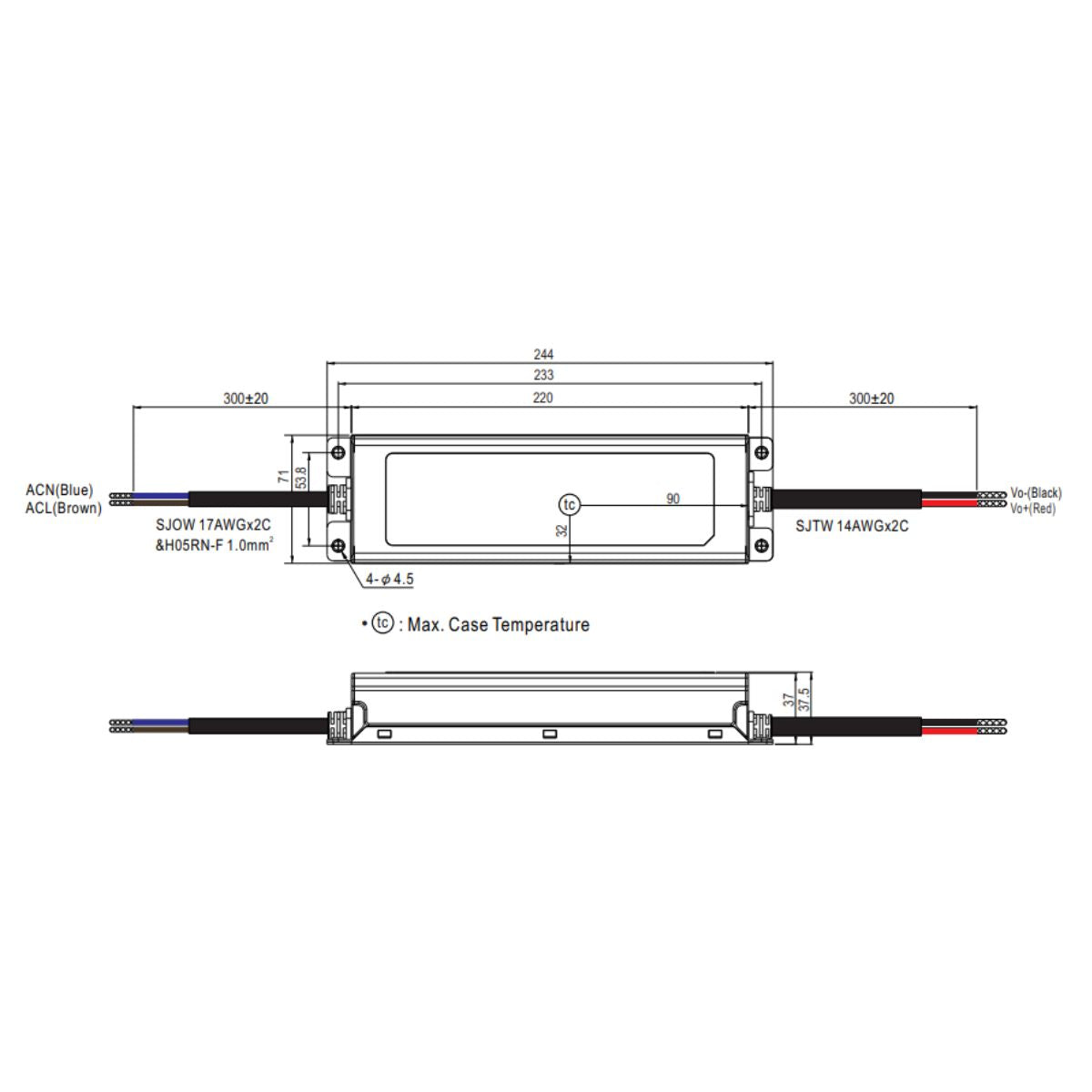 Mean Well 24V ELG-200-24DA DALI - LED-Treiber