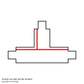 GB 40 T-Verbinder - Stromschiene