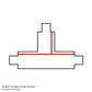 XTS 37 T-Verbinder - Stromschiene