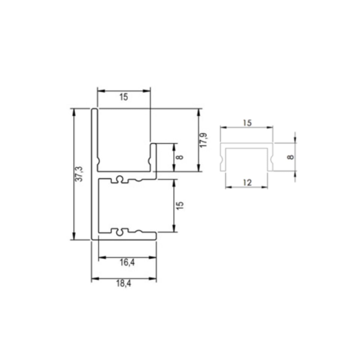 Walllight 2.0 - LED-Profil