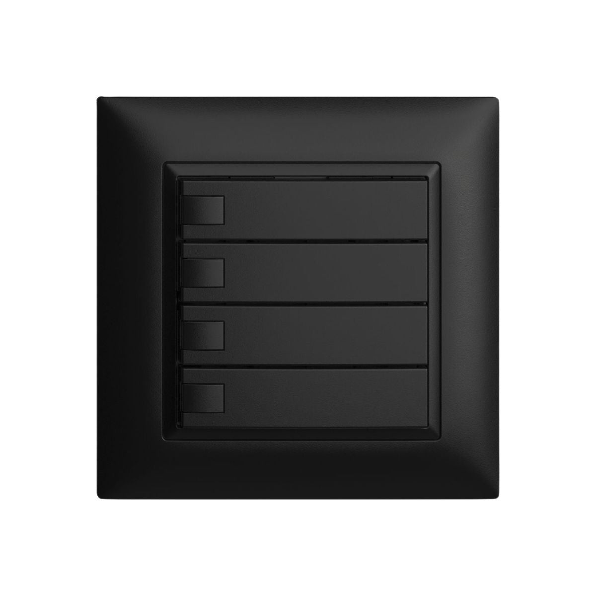 UP-Universaltaster schwarz im EDIZIOdue Design von Feller. 