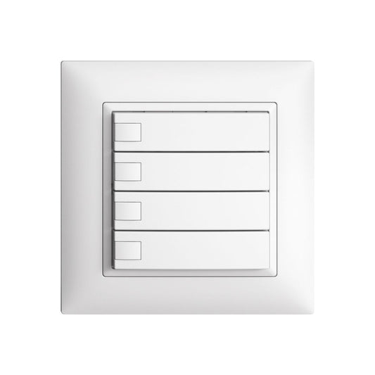 UP-Universaltaster weiss im EDIZIOdue Design von Feller. 